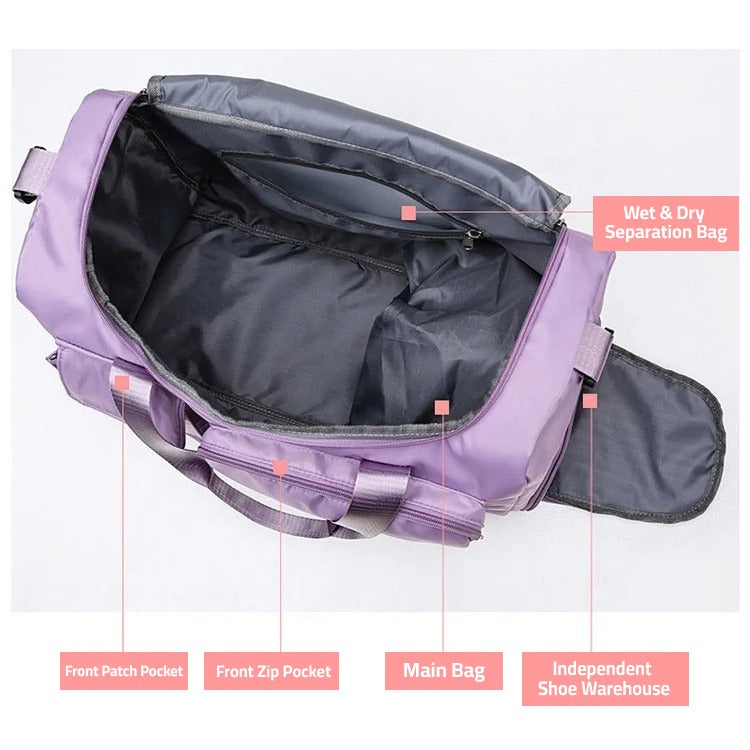 Sandsberg | Sac de voyage Sport-Duffle | Plusieurs compartiments avec compartiment à chaussures