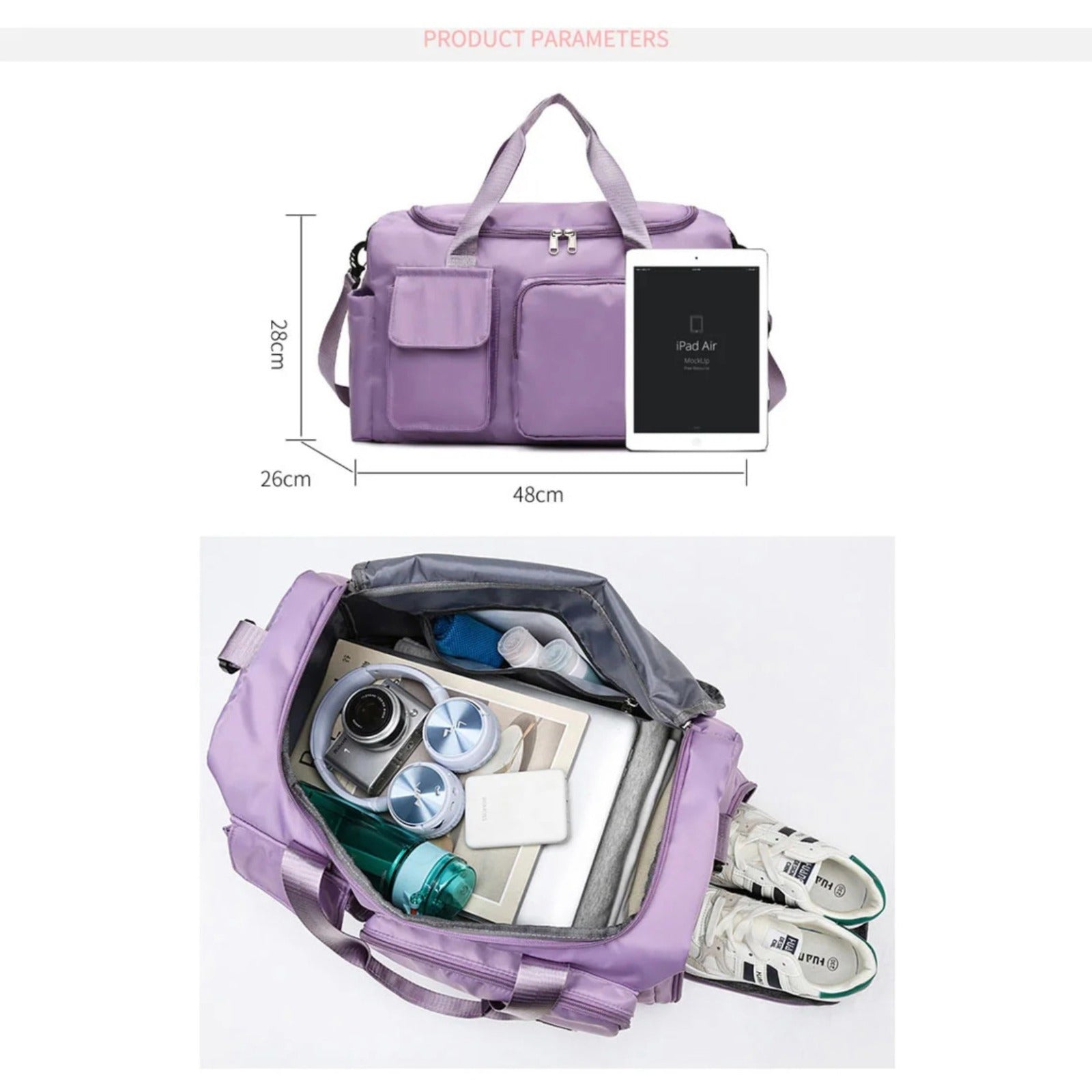 Sandsberg | Sac de voyage Sport-Duffle | Plusieurs compartiments avec compartiment à chaussures