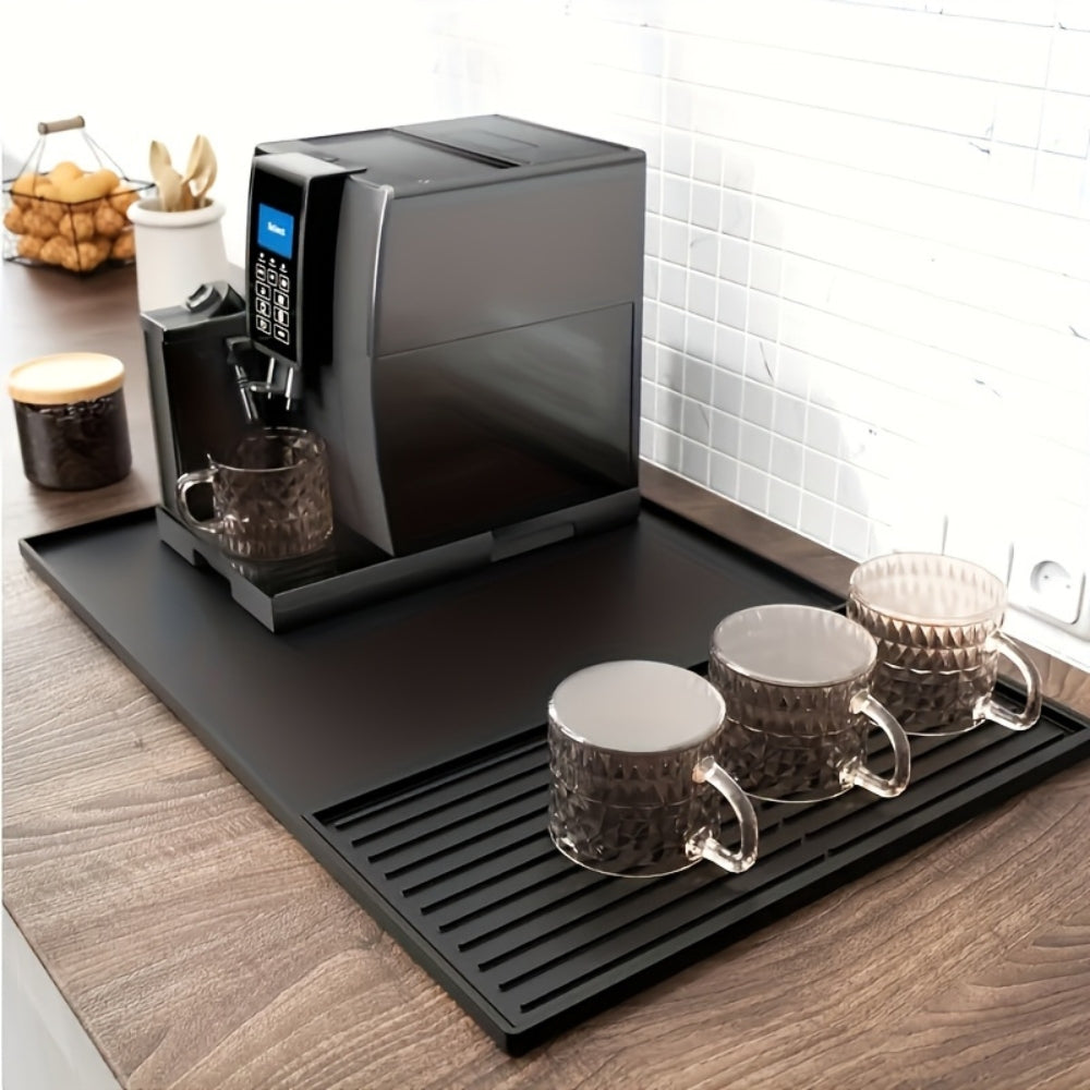 Tapis de Bar en Silicone Multifonctionnel avec Drainage