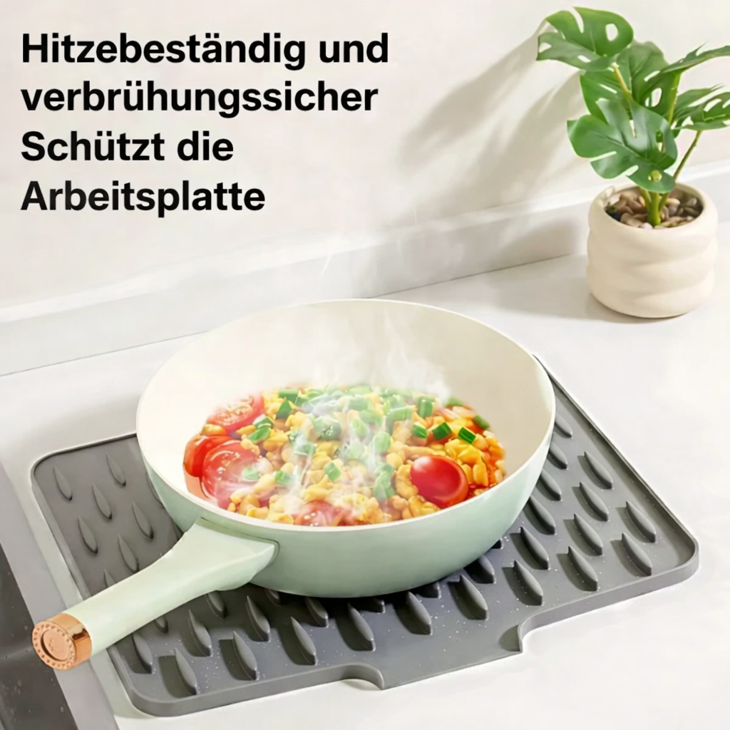 Tapis de Séchage et de Protection Thermique en Silicone Multifonctionnel | Résistant à la Chaleur & Antidérapant | Globetrek