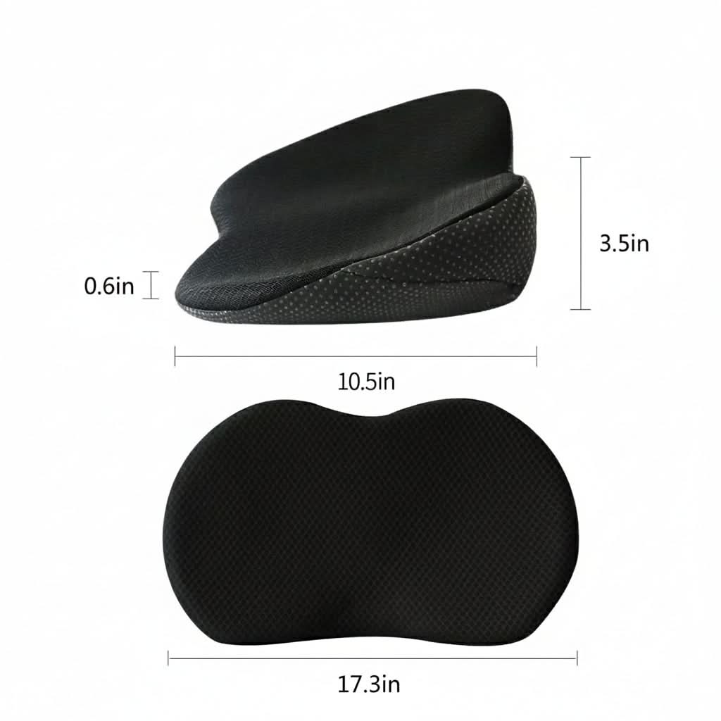 NERVOLIFT – Coussin de siège auto en mousse à mémoire pour soulagement du sciatalgie et soutien de la posture