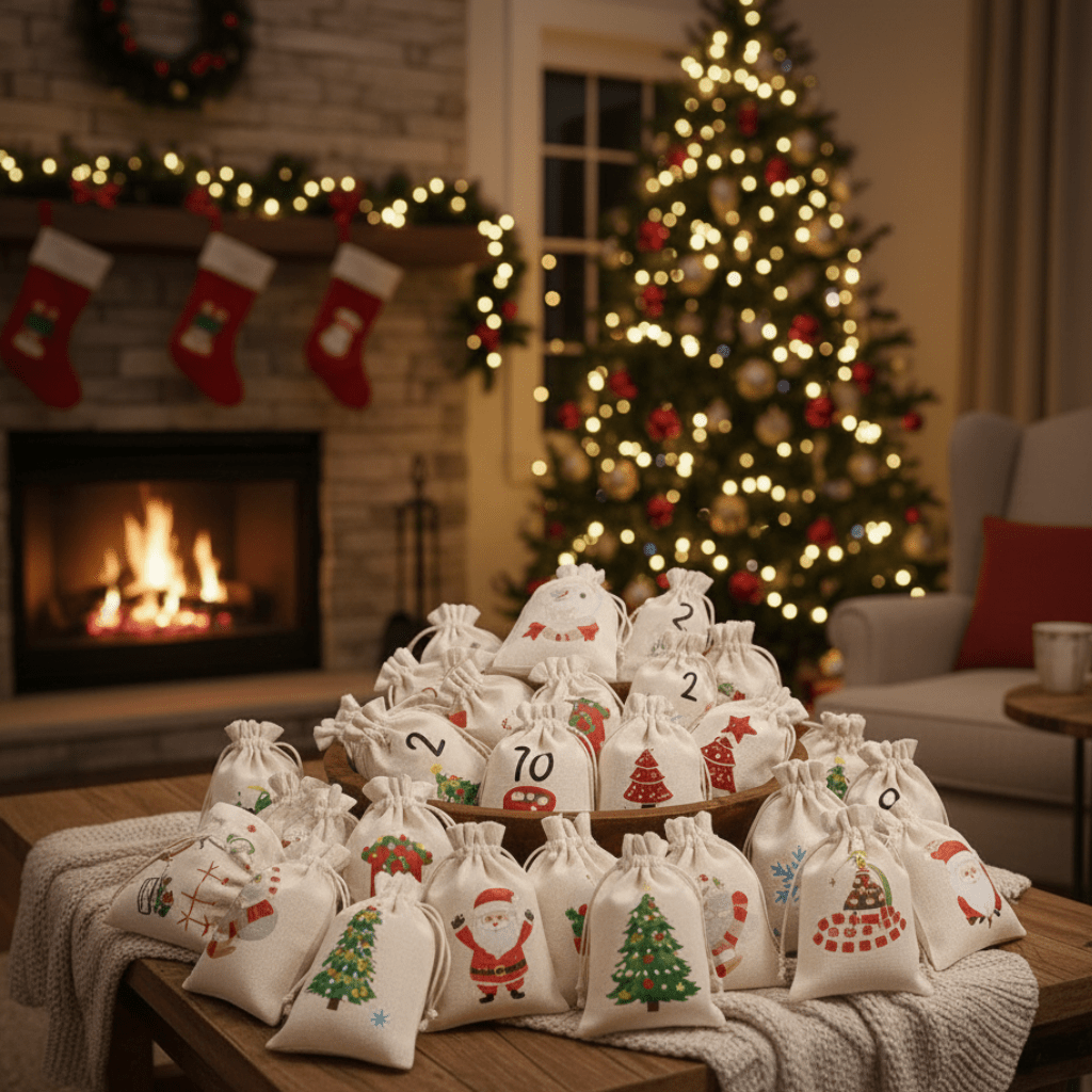 CANDIBAG – 24 sacs cadeaux pour de douces surprises de l'Avent