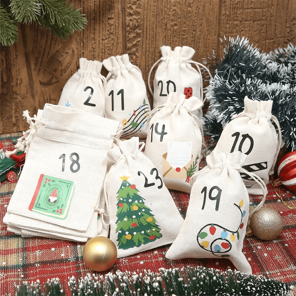 CANDIBAG – 24 sacs cadeaux pour de douces surprises de l'Avent