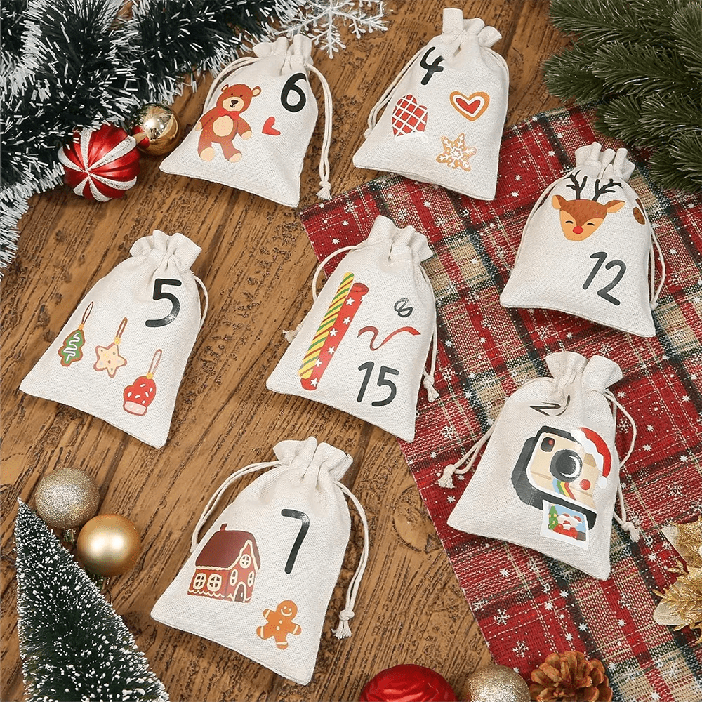 CANDIBAG – 24 sacs cadeaux pour de douces surprises de l'Avent