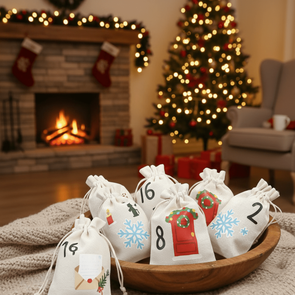 CANDIBAG – 24 sacs cadeaux pour de douces surprises de l'Avent