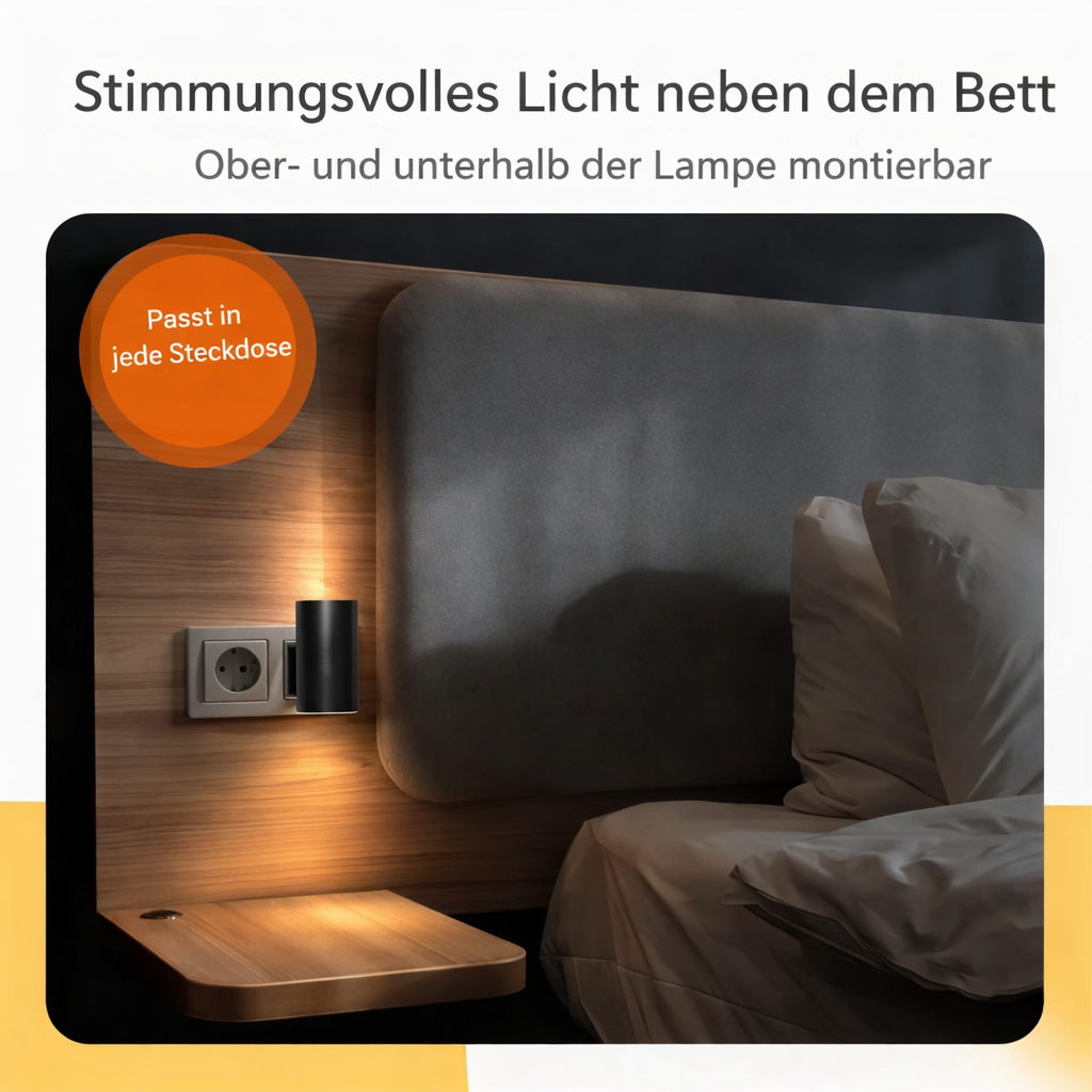 Lampe de nuit | Éclairage automatique par capteur | Lampe de nuit LED économe en énergie | LumenGuard