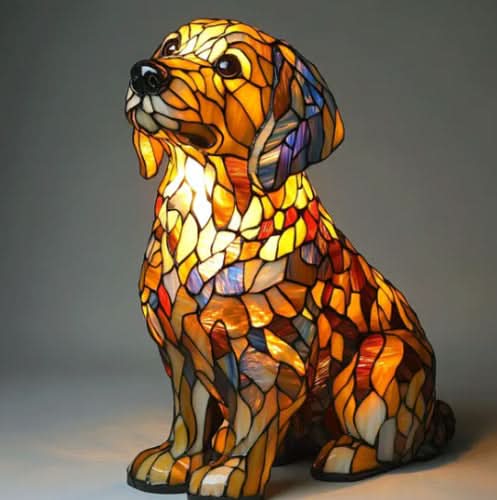 Lampe de nuit en design animalier | Lumière chaude | Fonctionnement USB avec interrupteur | GlowPaws
