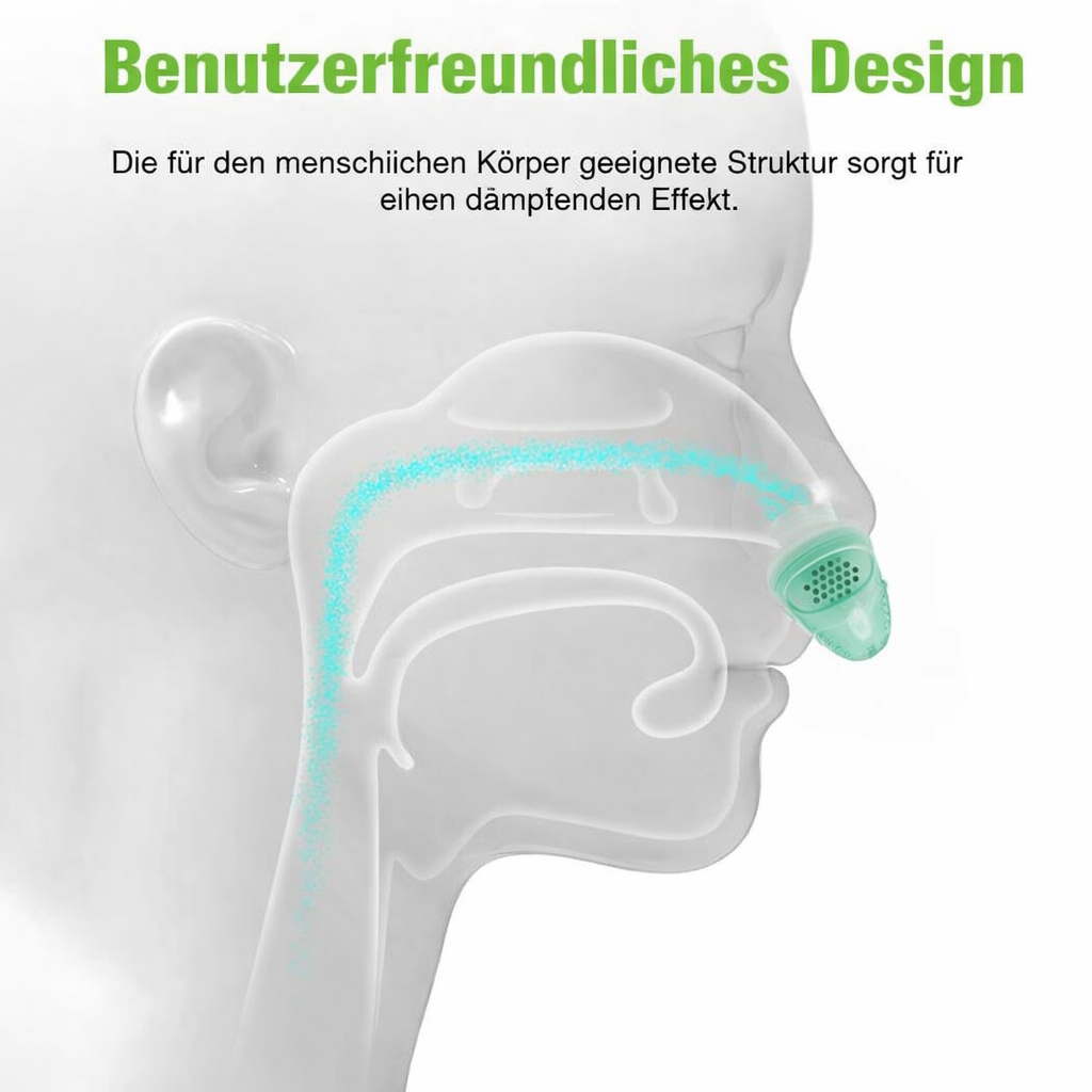 Clip nasal anti-ronflement | Aide à la respiration nasale électronique | Support de flux d'air silencieux | NasoEase