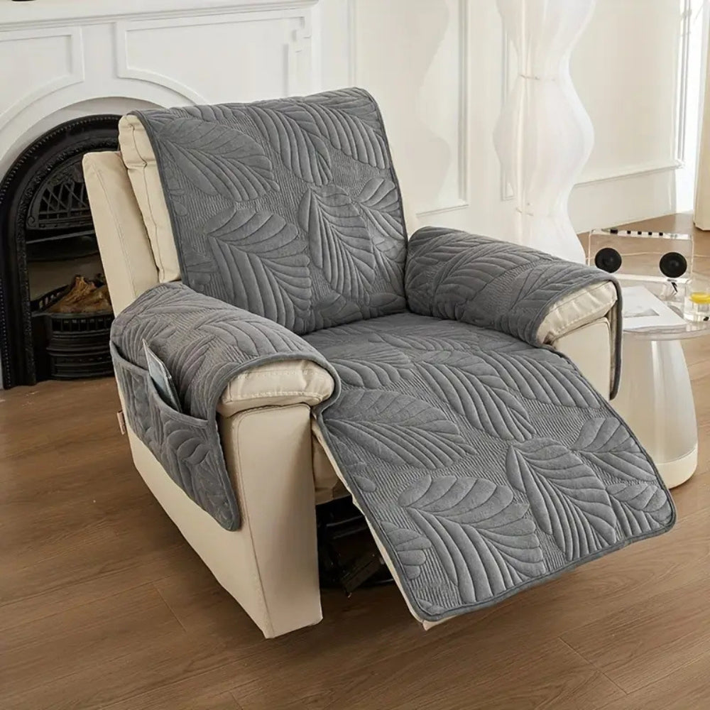 LEAFGUARD – Housse Universelle de Repose-Pieds avec Motif de Feuille pour Protection de Chaise