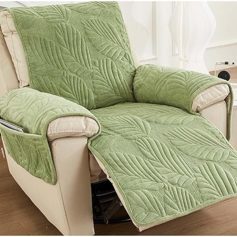 LEAFGUARD – Housse Universelle de Repose-Pieds avec Motif de Feuille pour Protection de Chaise