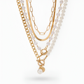 Frances - Ensemble de colliers ras-du-cou en perles