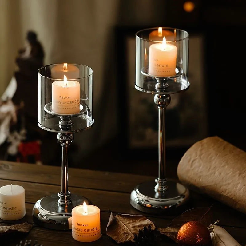 Bougeoir nordique élégant pour une décoration intérieure luxueuse et un ornement de restaurant