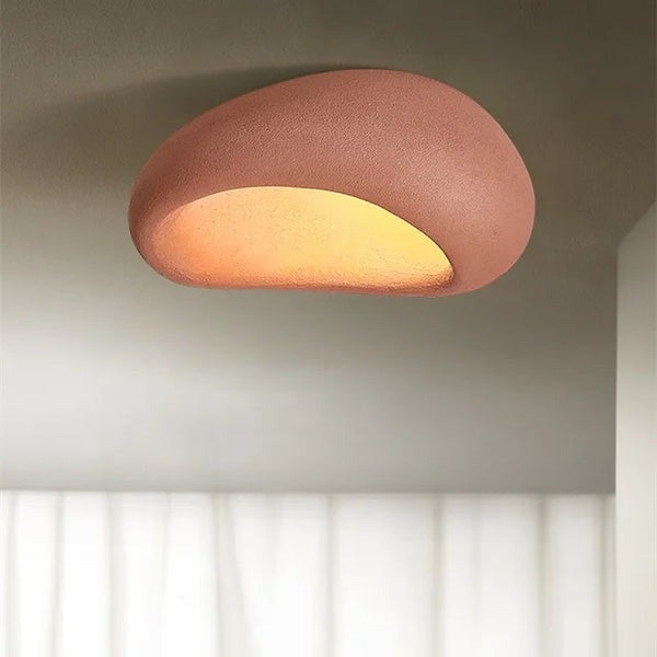 Lampe de Plafond Minimaliste au Style Wabi-Sabi pour Intérieur Apaisant