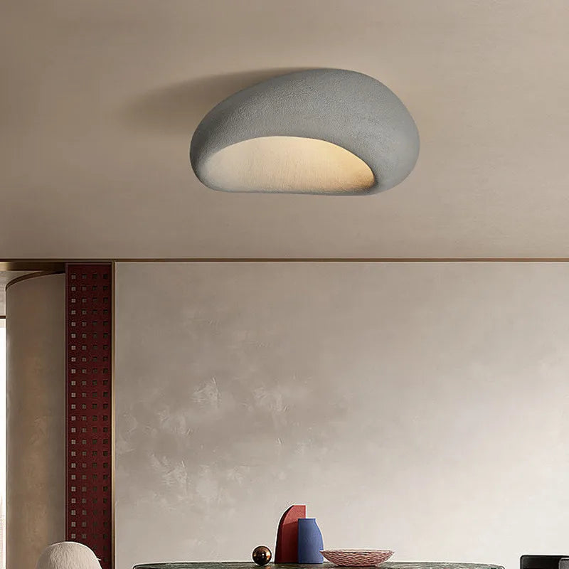 Lampe de Plafond Minimaliste au Style Wabi-Sabi pour Intérieur Apaisant