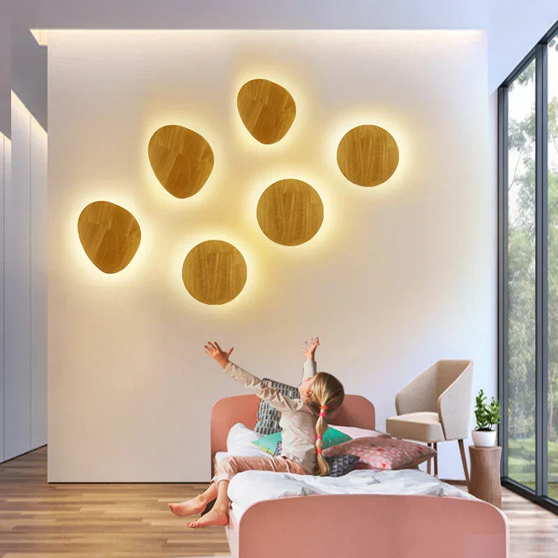 Luminaires Muraux en Bois Nordique – Luminaires Muraux LED Modernes au Design Scandinave