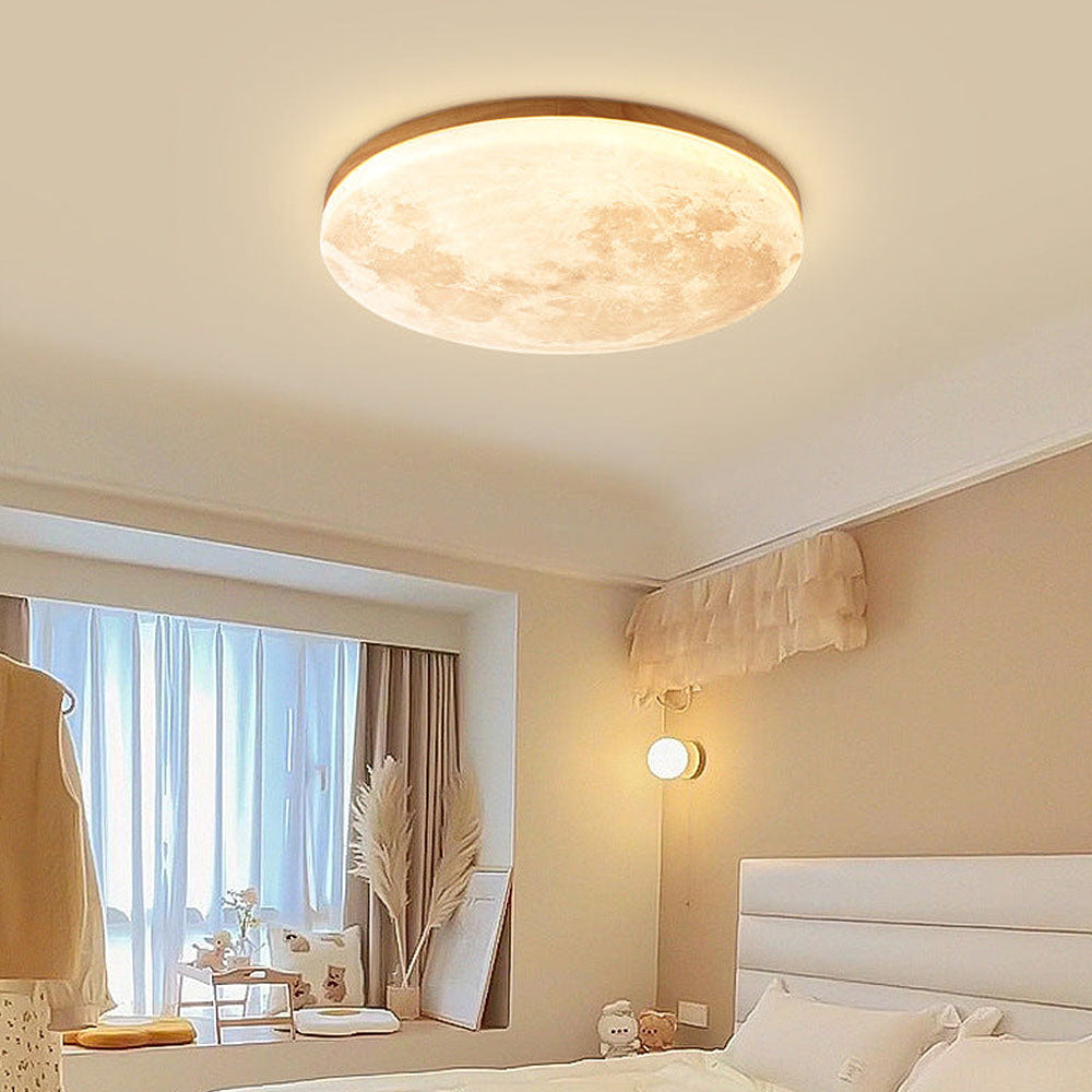 Lampe de Plafond avec Lumière Lunaire pour Intérieurs Modernes