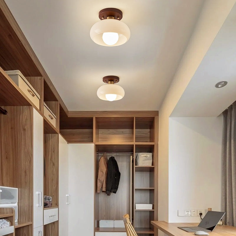Élégante lampe de plafond Bauhaus couleur crème