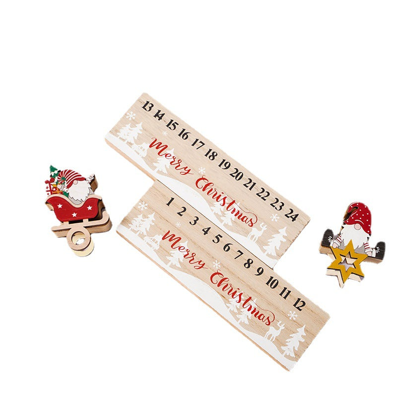 Décoration de Compte à Rebours du Calendrier de l'Avent