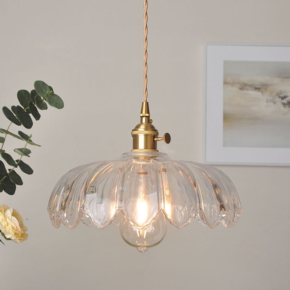Lumière en verre qui émerveille par ses détails !