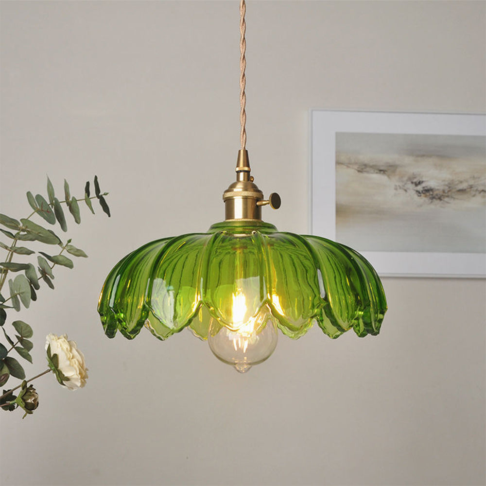 Lumière en verre qui émerveille par ses détails !
