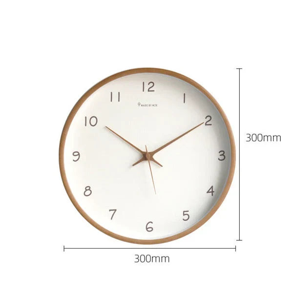 Horloge Murale Élégante et Silencieuse – Pour une Finition Intérieure Calme et Stylée
