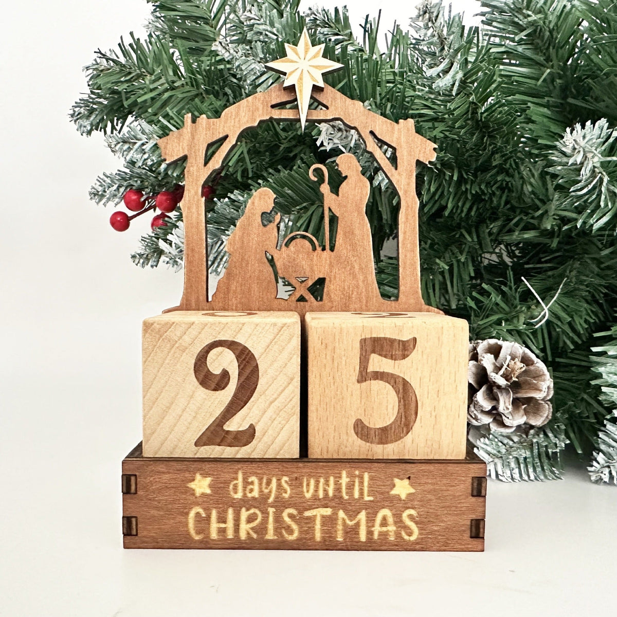Calendrier de l'Avent en Bois Créatif à Faire Soi-Même