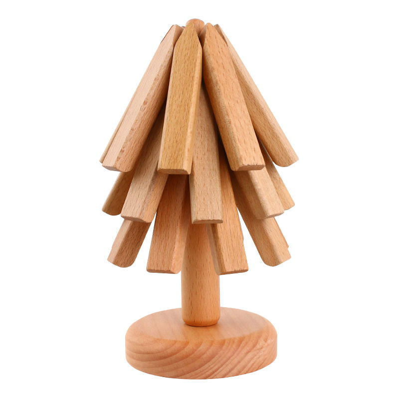 Trivet™ Sous-plat en bois pour plats chauds