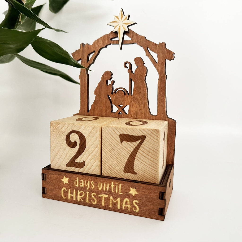 Calendrier de l'Avent en Bois Créatif à Faire Soi-Même