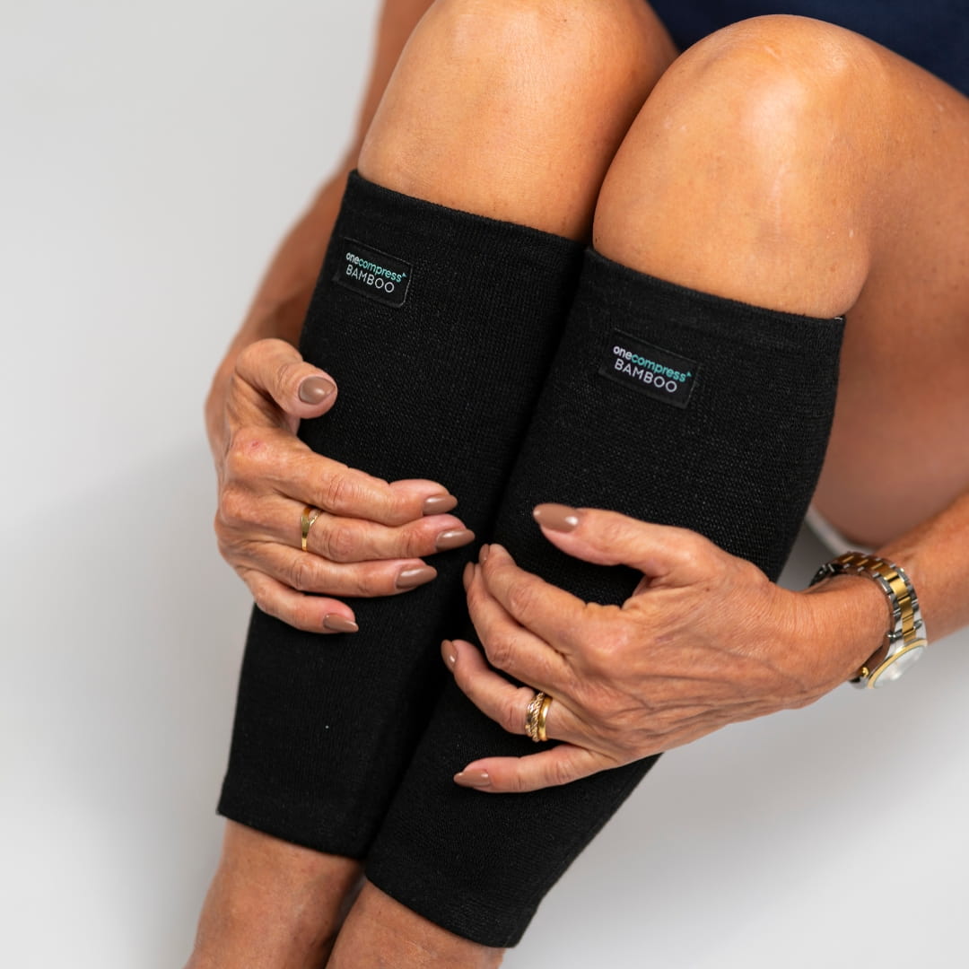 Chaussette de mollet anti-fatigue premium en bambou