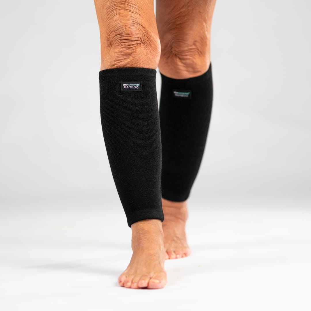 Chaussette de mollet anti-fatigue premium en bambou