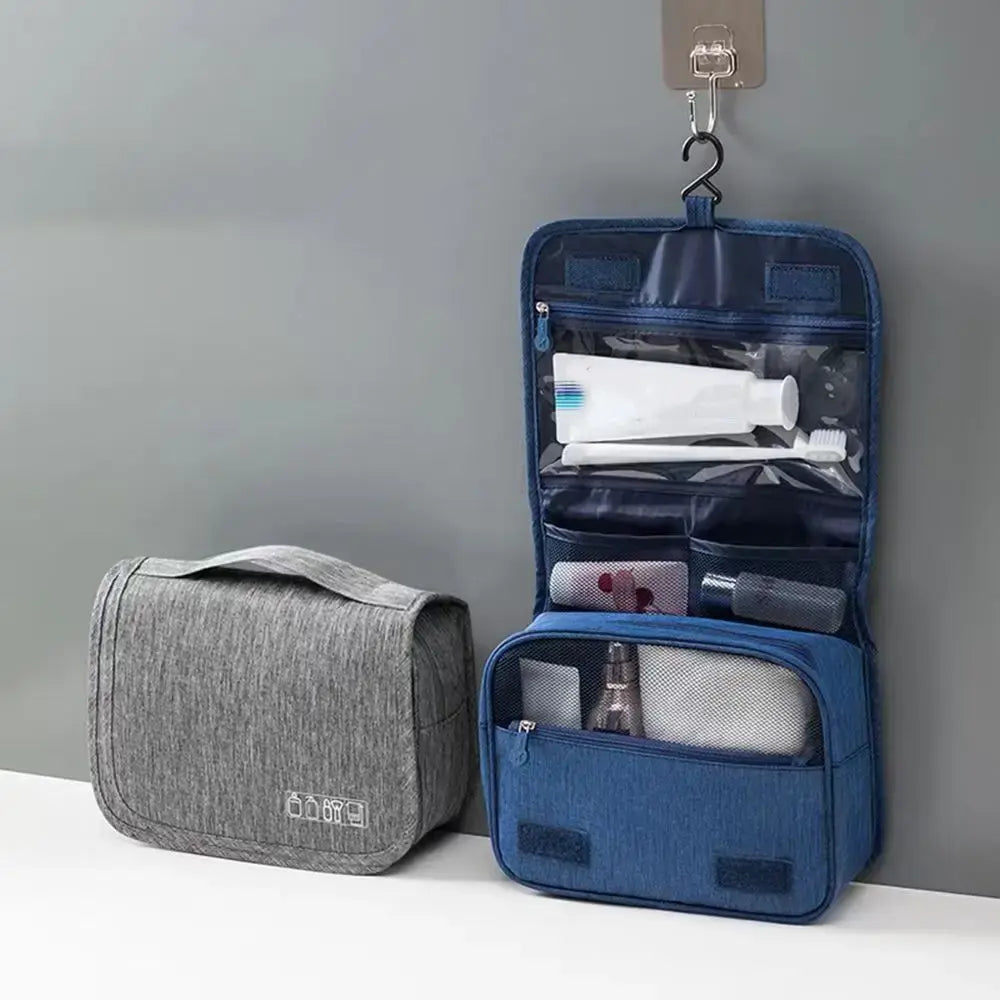 Skanto | CompactCare Trousse de Toilette – Pliable, Résistante à l'Eau et Pratique pour les Voyages