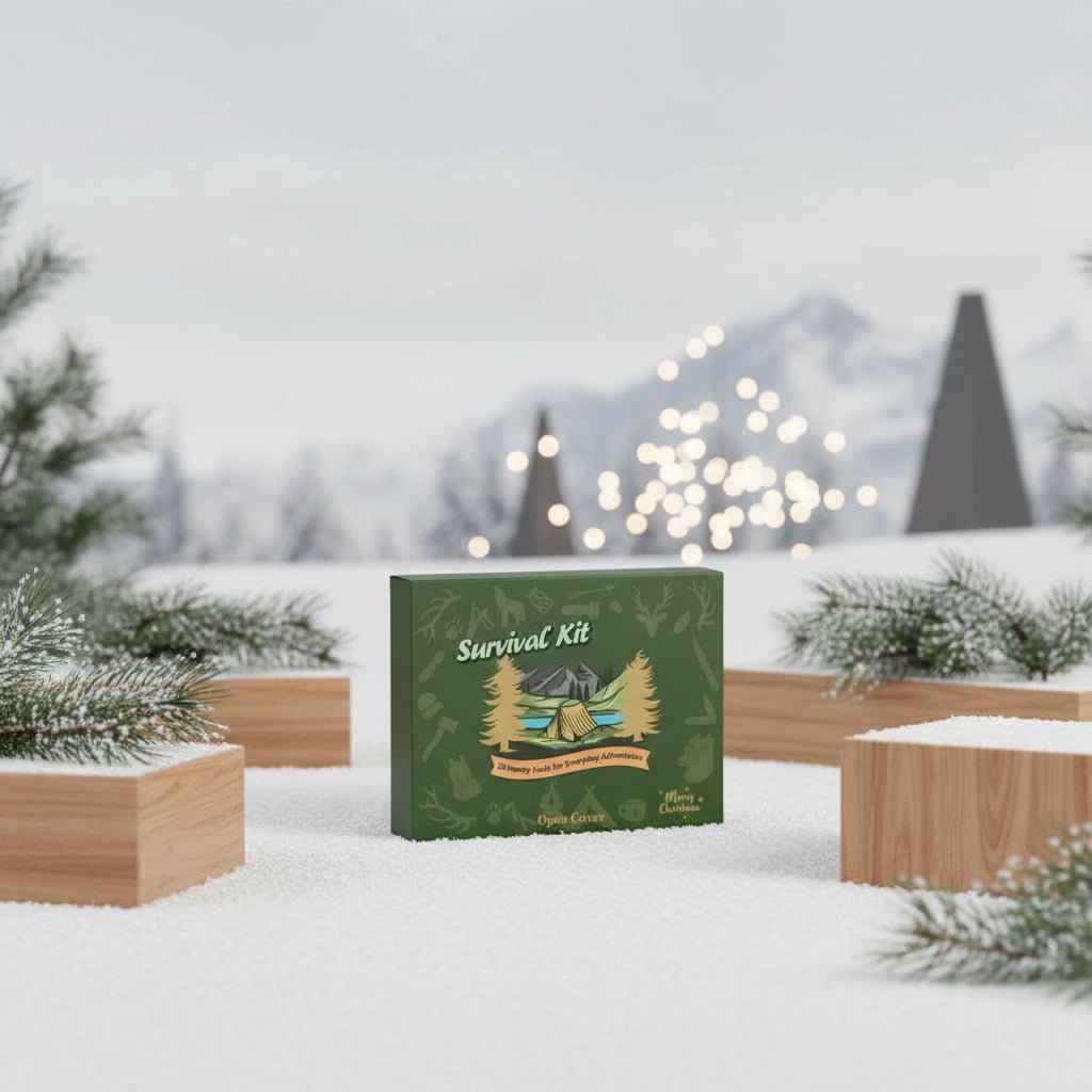 GEARCRAFT 2026 – Calendrier de l'avent de survie de 24 jours avec des outils de plein air essentiels