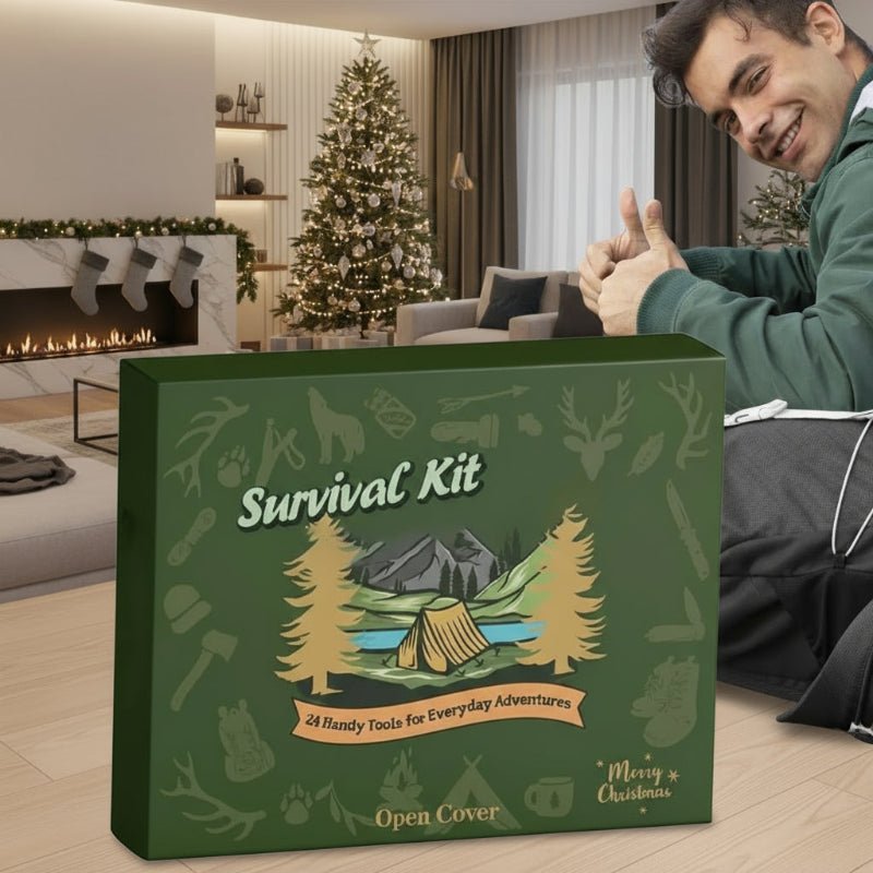 GEARCRAFT 2026 – Calendrier de l'avent de survie de 24 jours avec des outils de plein air essentiels