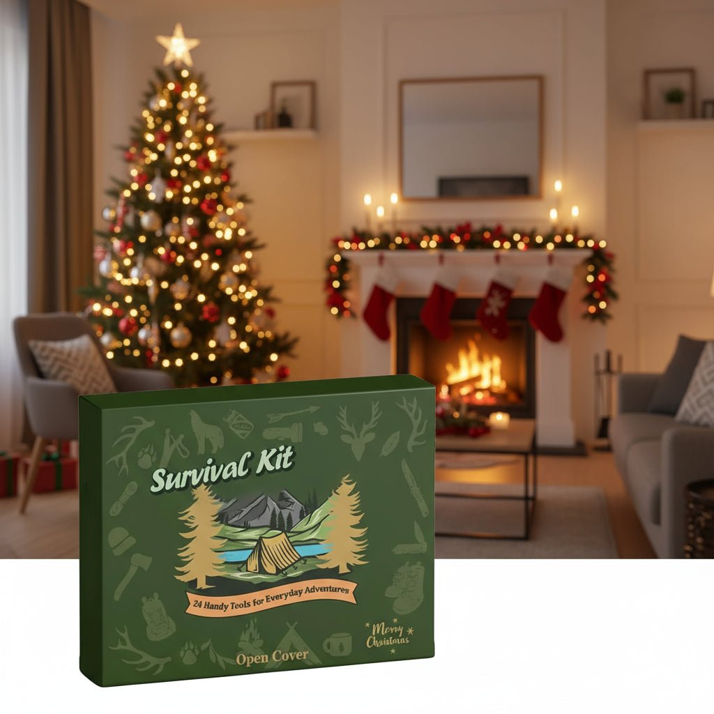GEARCRAFT 2026 – Calendrier de l'avent de survie de 24 jours avec des outils de plein air essentiels
