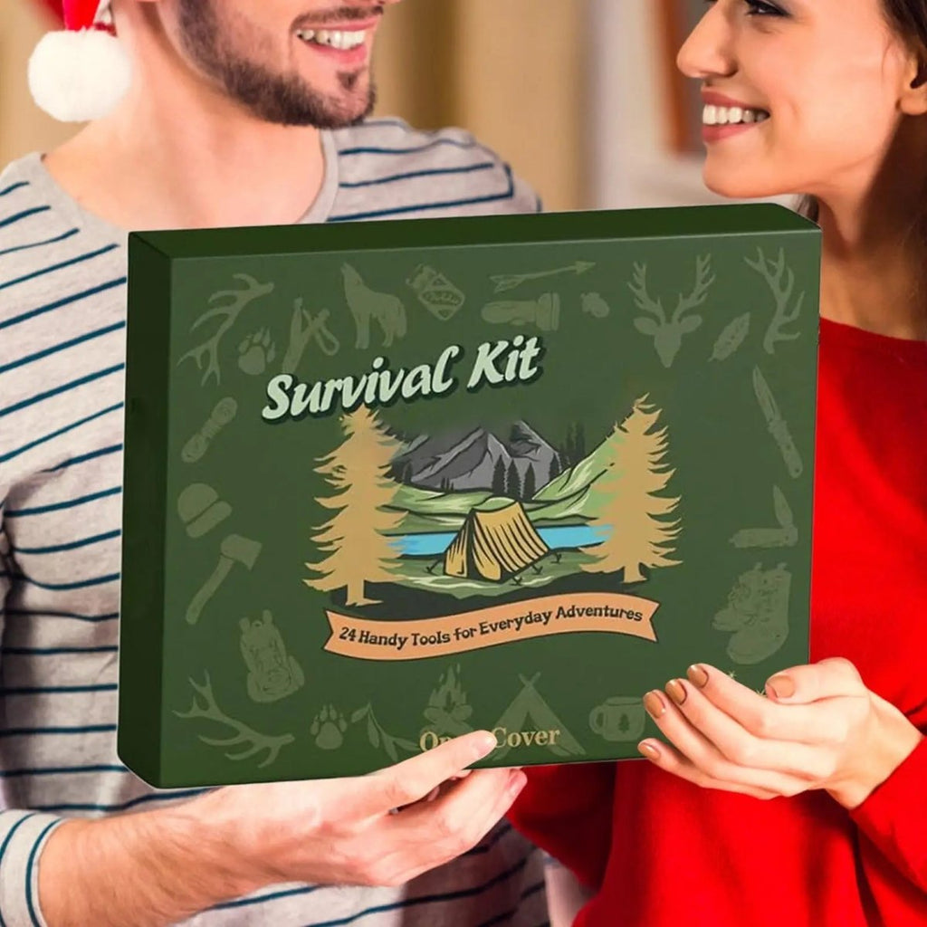 GEARCRAFT 2026 – Calendrier de l'avent de survie de 24 jours avec des outils de plein air essentiels