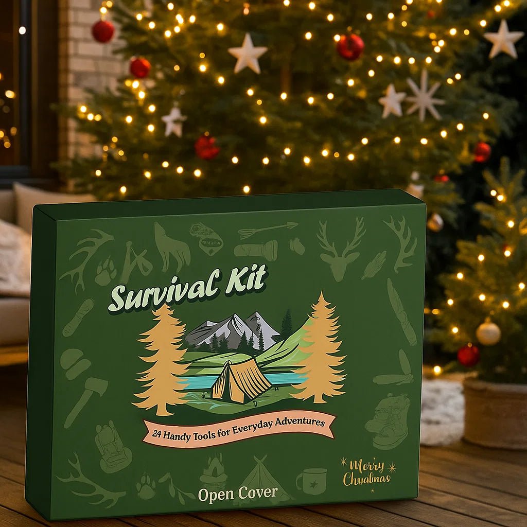 GEARCRAFT 2026 – Calendrier de l'avent de survie de 24 jours avec des outils de plein air essentiels