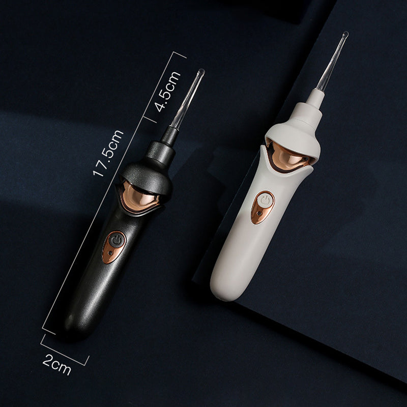 Éliminateur de cérumen avec embout en silicone | Nettoyeur d'oreilles doux | Rechargeable par USB | ClearCanal