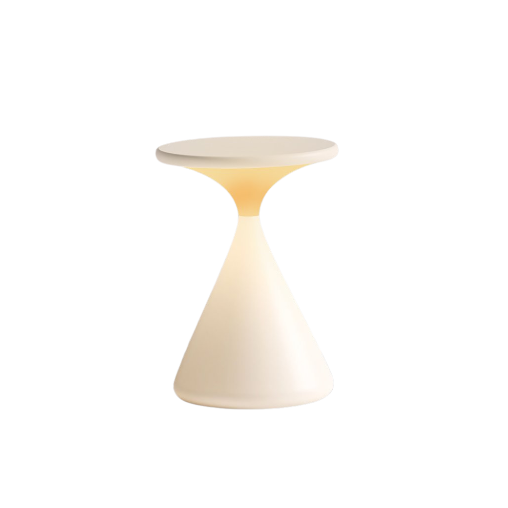 Lampe de table sans fil avec design en sablier – lampe LED dimmable