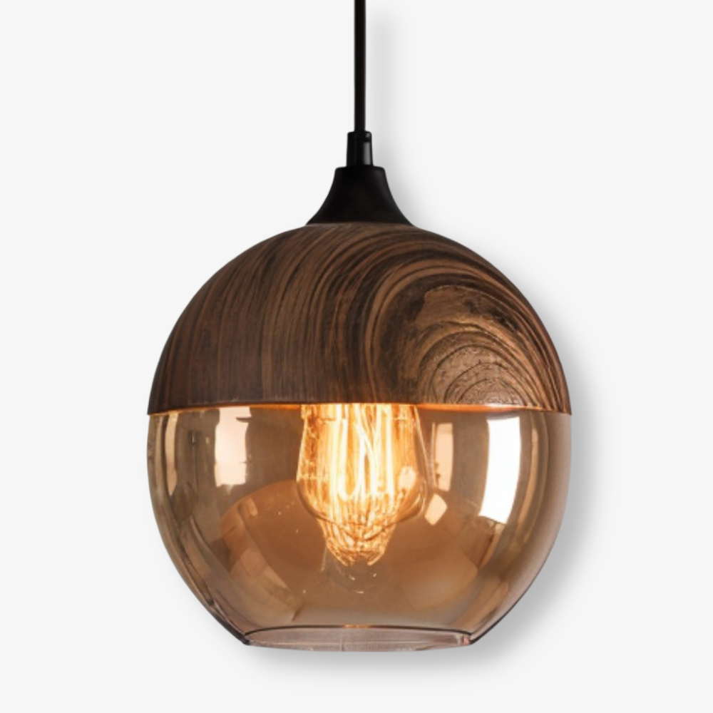 Glasoria Pendel – Lampe à suspension rétro moderne en verre