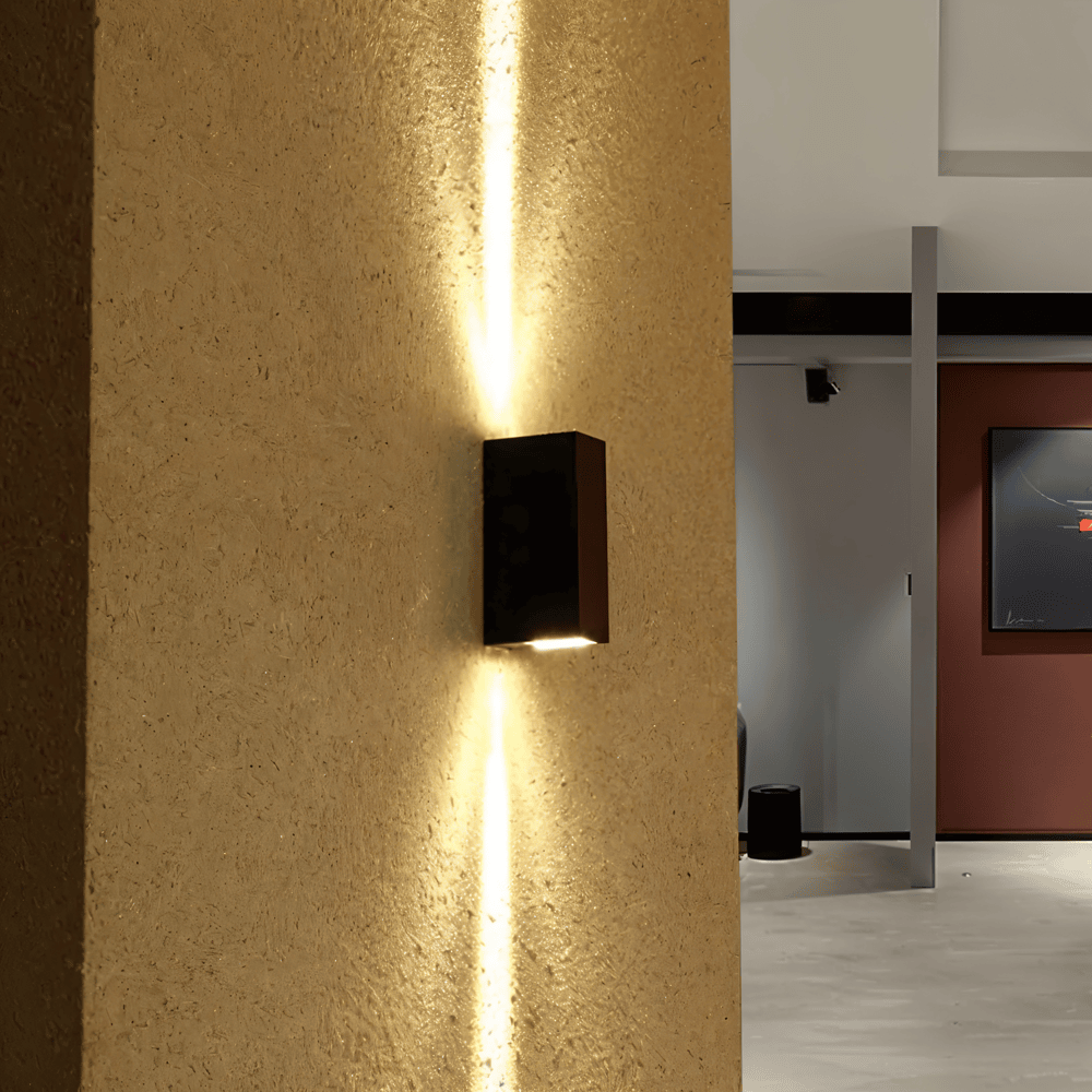 Applique murale LED étanche en aluminium – moderne pour l'intérieur et l'extérieur