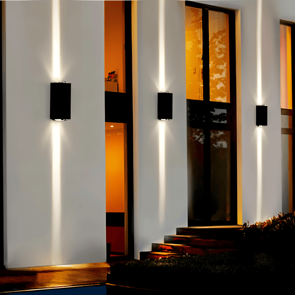 Applique murale LED étanche en aluminium – moderne pour l'intérieur et l'extérieur