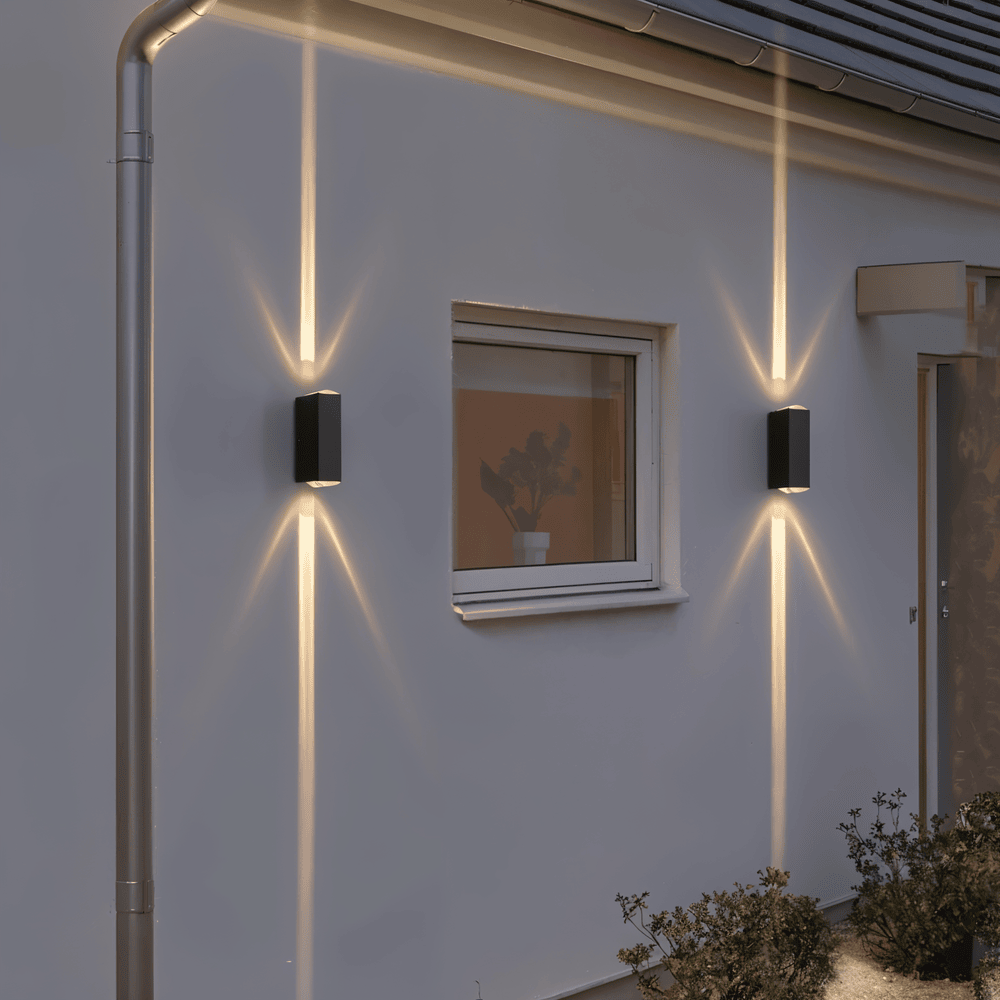 Applique murale LED étanche en aluminium – moderne pour l'intérieur et l'extérieur