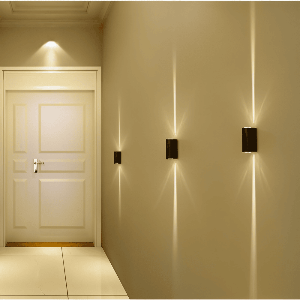 Applique murale LED étanche en aluminium – moderne pour l'intérieur et l'extérieur