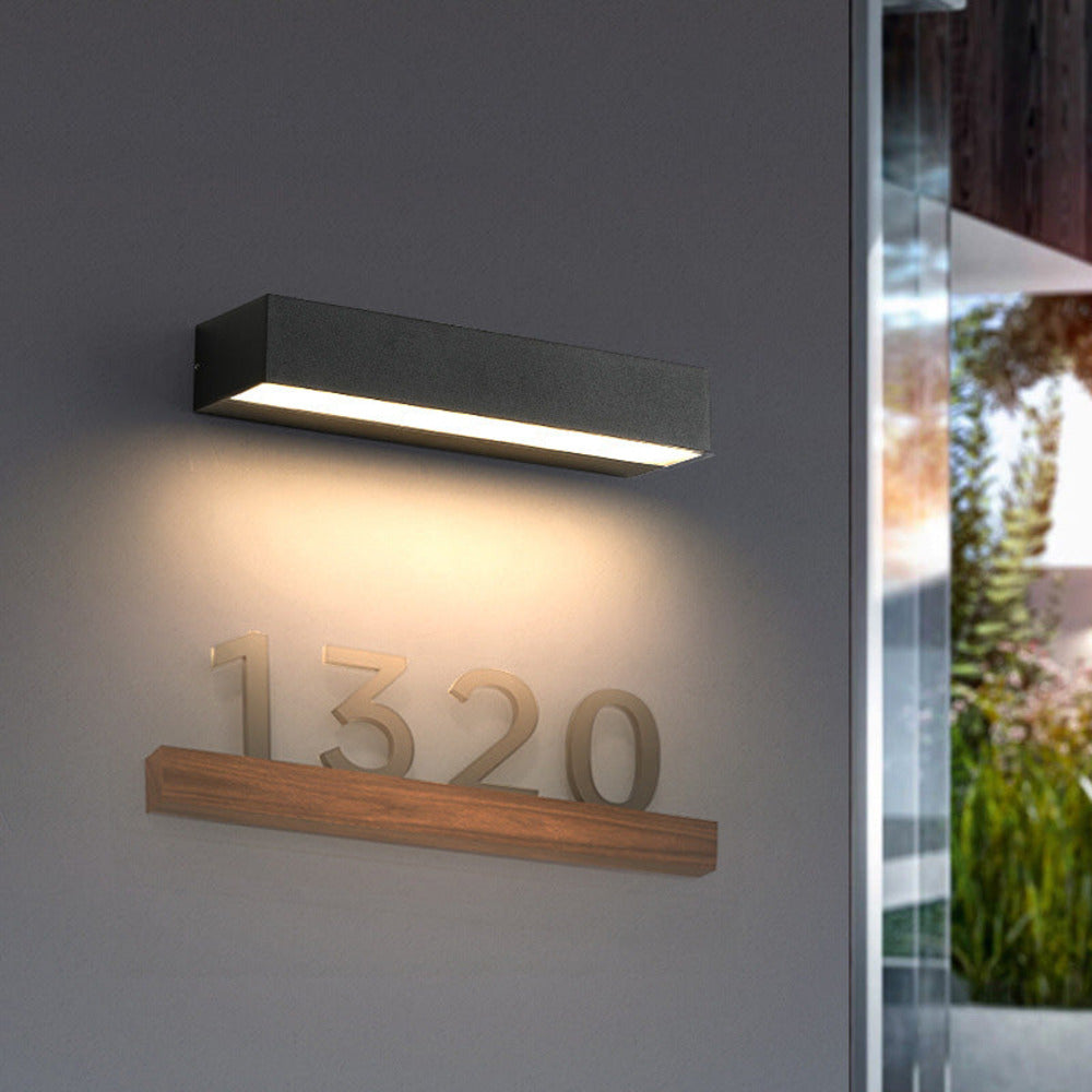 Applique murale LED étanche en aluminium pour extérieur