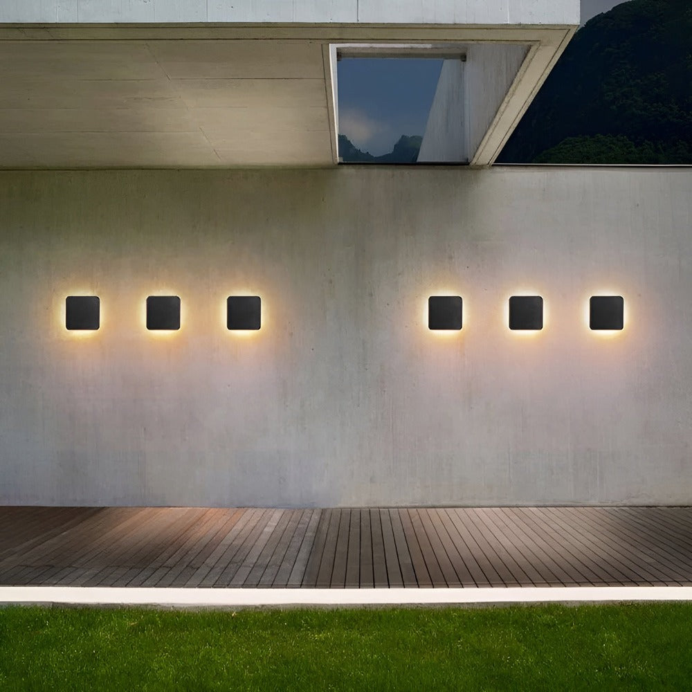 AquaLume Applique Murale – Élégante Lampe LED Étanche en Aluminium pour Extérieur