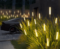 Lampe solaire d'extérieur moderne pour jardin et allée