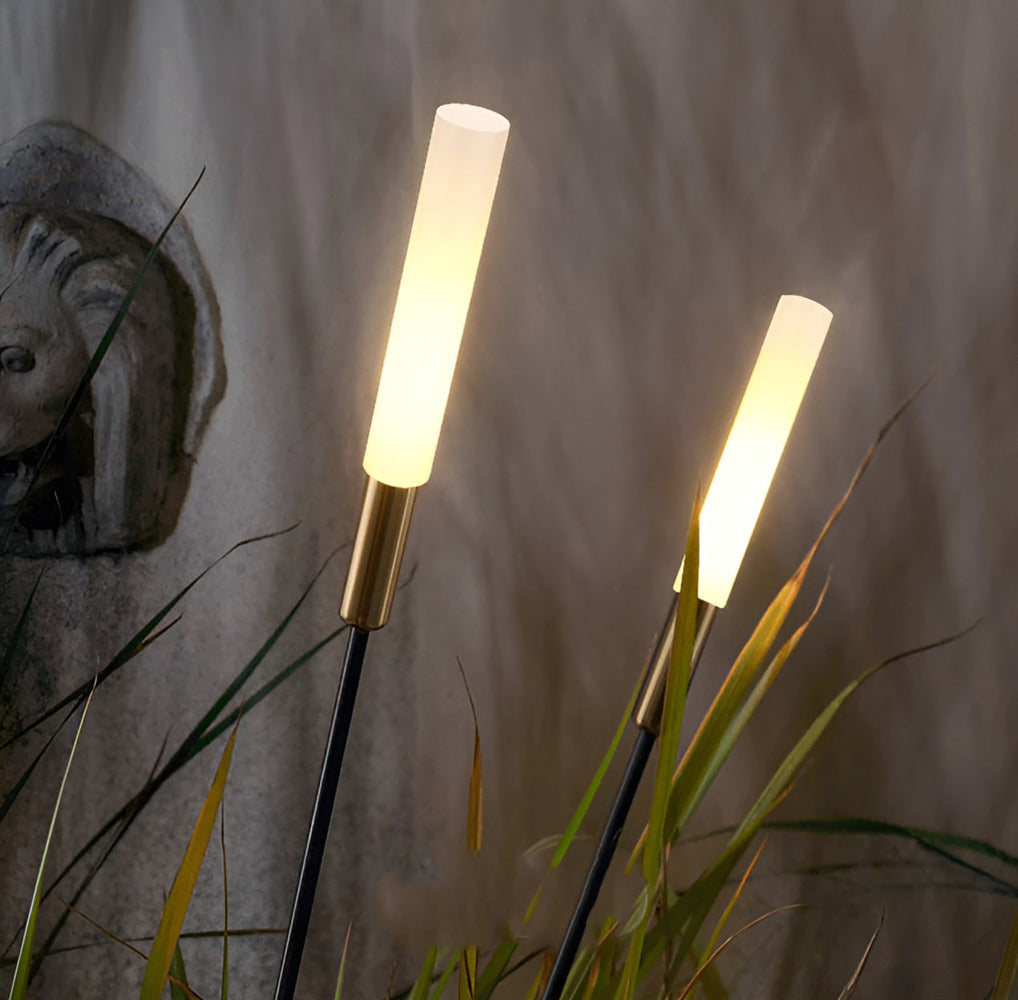 Lampe solaire d'extérieur moderne pour jardin et allée
