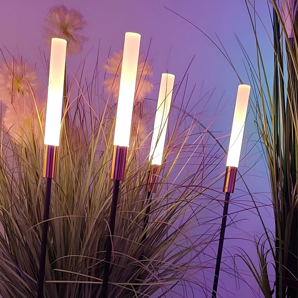 Lampe solaire d'extérieur moderne pour jardin et allée