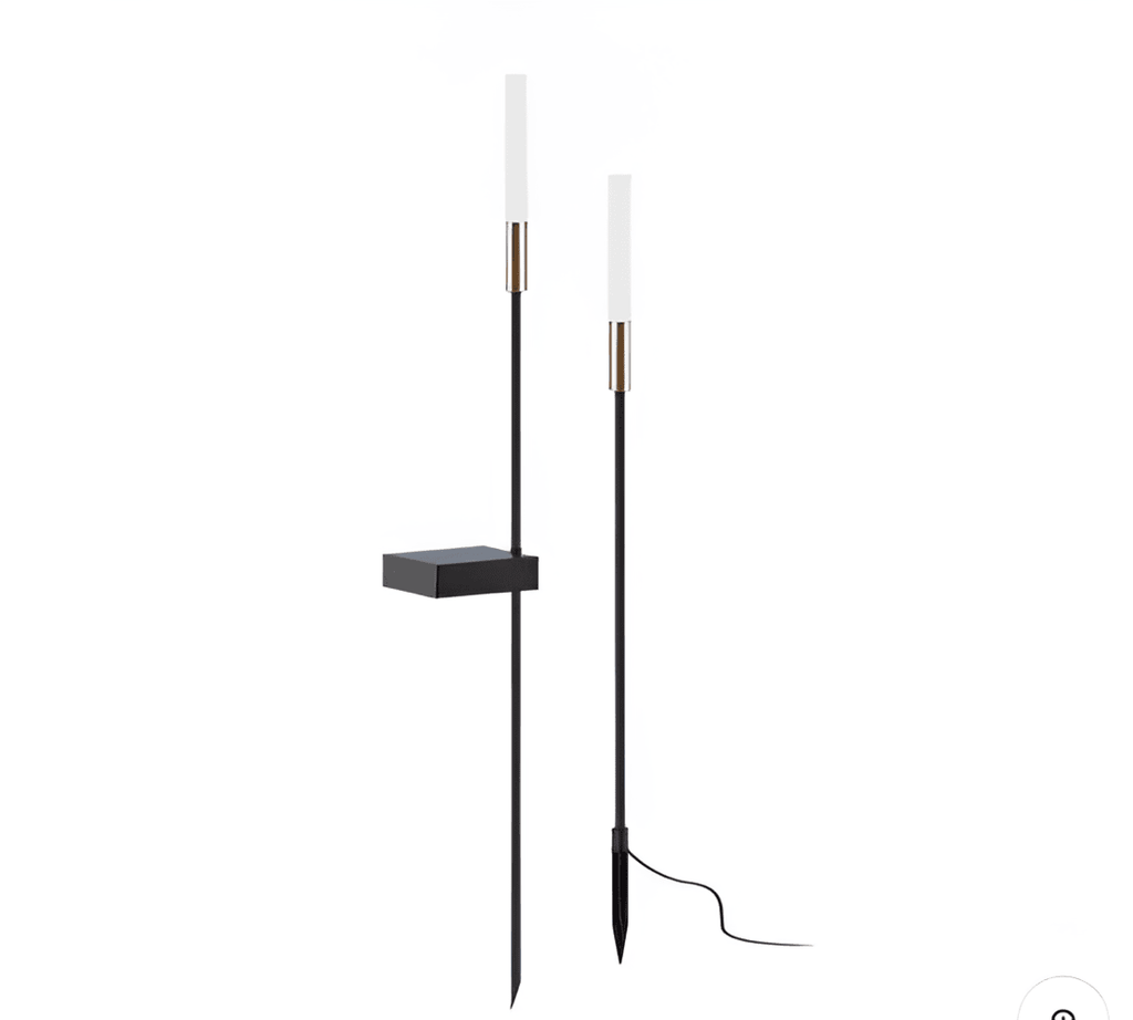 Lampe solaire d'extérieur moderne pour jardin et allée