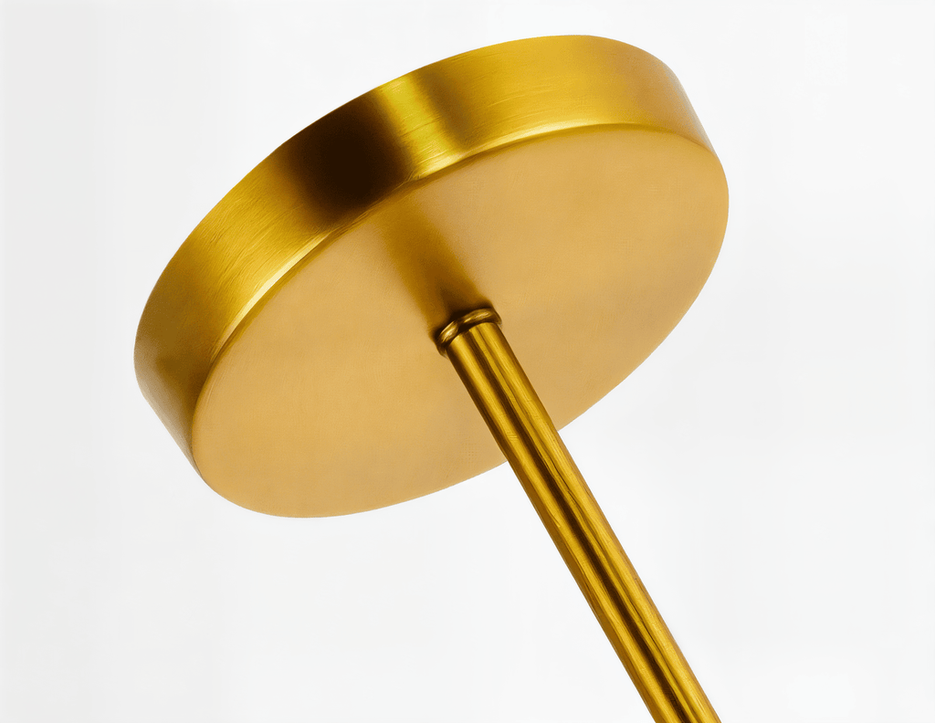 Suspension en verre coloré – design floral avec lumière LED